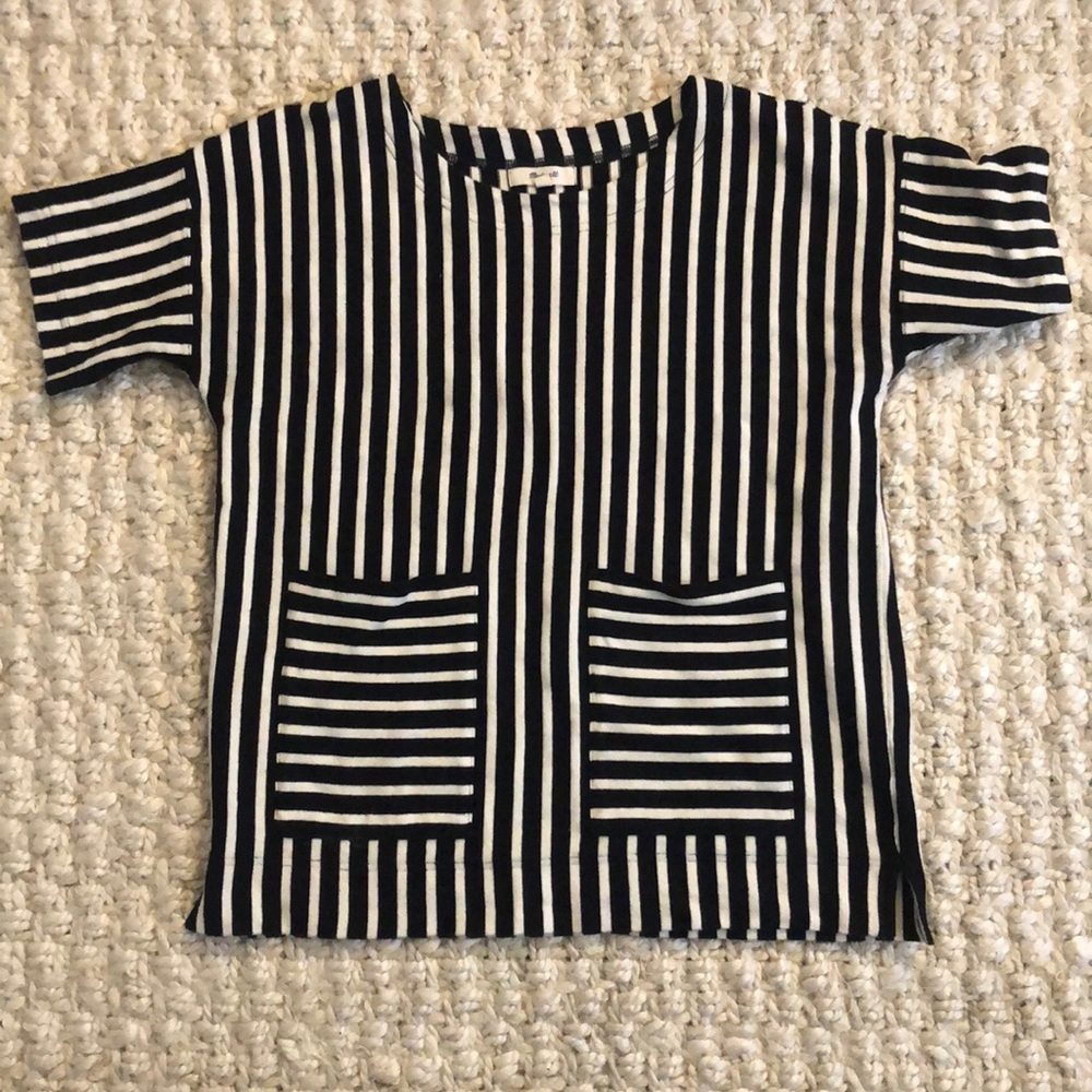 Madewell sweater box tee with pockets